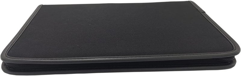 Gorbado Zippered Portfolio Organizer/ A4 Refillable Lined Writing Notepad Folder Case/Fabric-Covered Padfolio Binder with Interior Storage Pocket for Men Women. - Image 5
